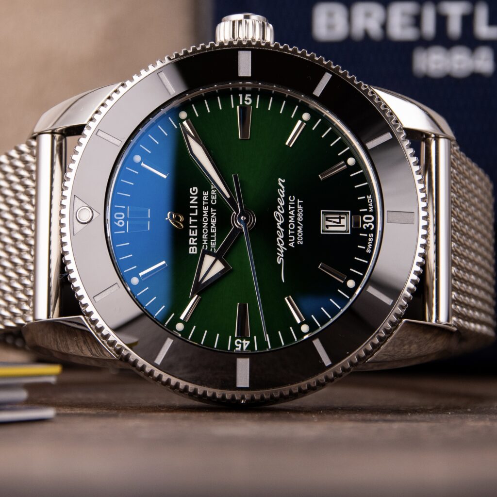 Breitling Superocean Heritage II 42 Green AB2010 Full Set 2022 | Gwarancja do 2028
