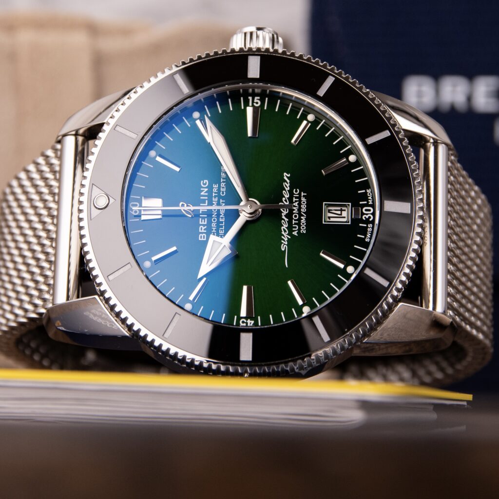 Breitling Superocean Heritage II 42 Green AB2010 Full Set 2022 | Gwarancja do 2028