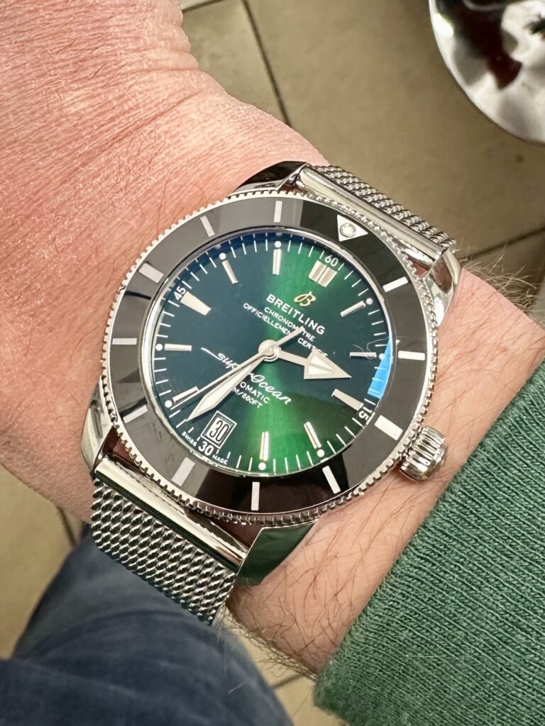 Breitling Superocean Heritage II 42 Green AB2010 Full Set 2022 | Gwarancja do 2028
