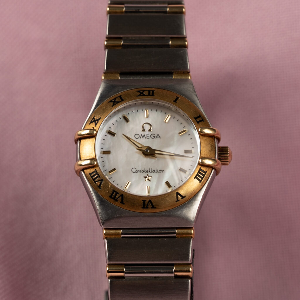 Omega Constellation Ladies 795.1203 Mother of Pearl Full Set | Stal i złoto 750 | 22,5 mm