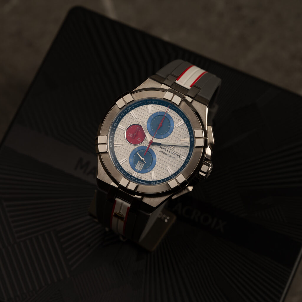 Maurice Lacroix AIKON Chronograph Mahindra Racing | Titanium | Nowy | Full Set