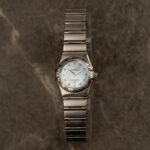 Omega Constellation | błekitna tarcza MOP z diamentami | Baby Blue