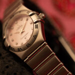 Omega Constellation 1562.65 | Różowa tarcza MOP z diamentami | 1999