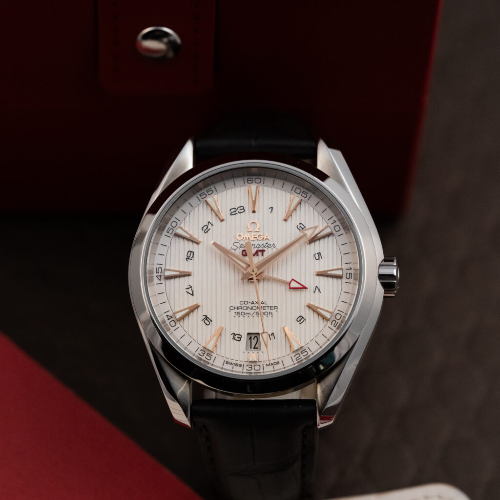 Omega Seamaster Aqua Terra GMT | Srebrna tarcza | Automatyczny | 2020
