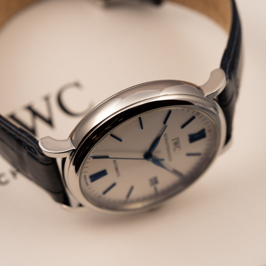 IWC Portofino Automatic | Biała tarcza | Niebieskie wskazówki | Full Set | 2024