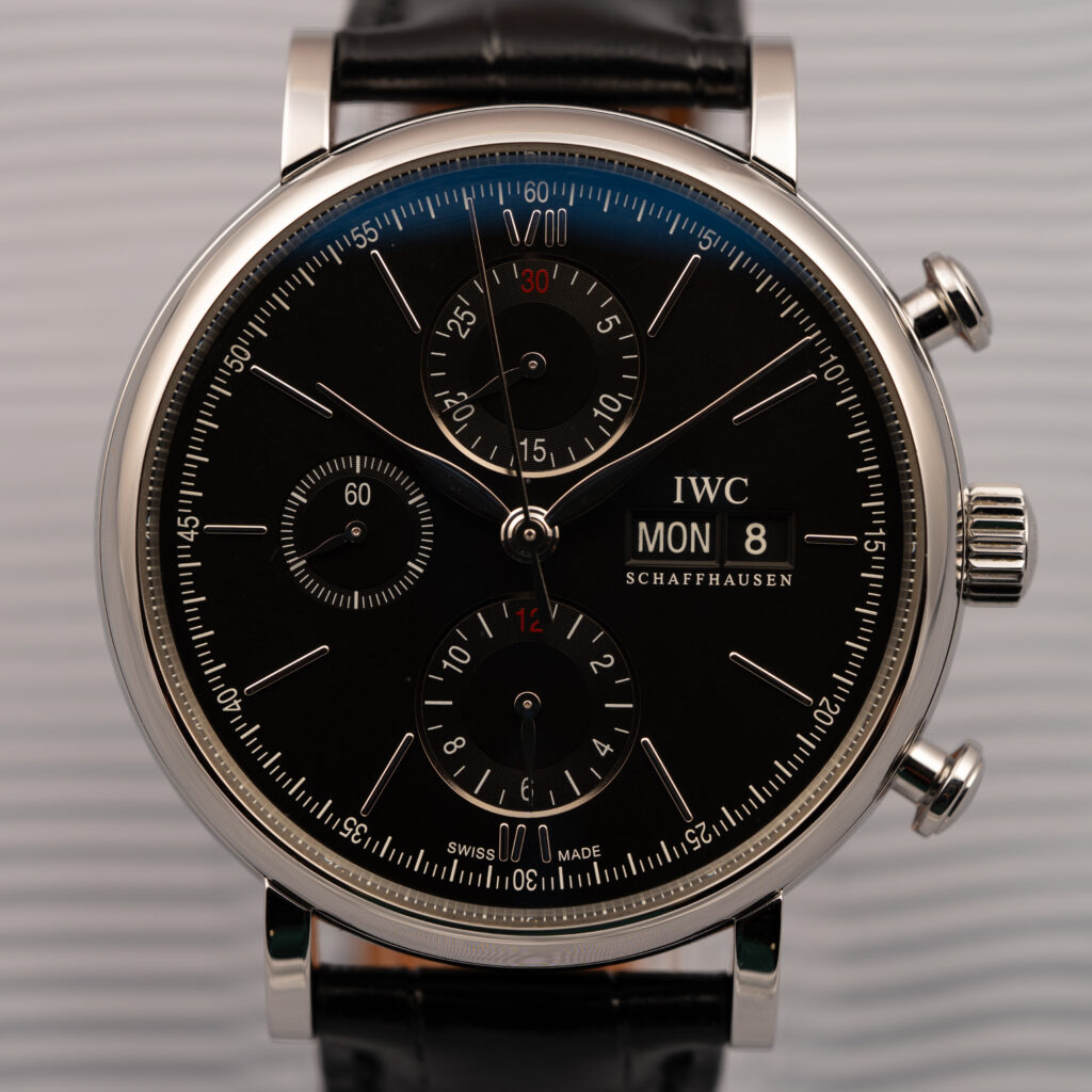 IWC Portofino Chronograph | Czarna tarcza | Chronograf | 2020